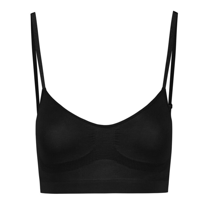 BYE-BRA - SOUTIEN-GORGE SANS COUTURE CONTRÔLE MOYEN NOIR TAILLE S