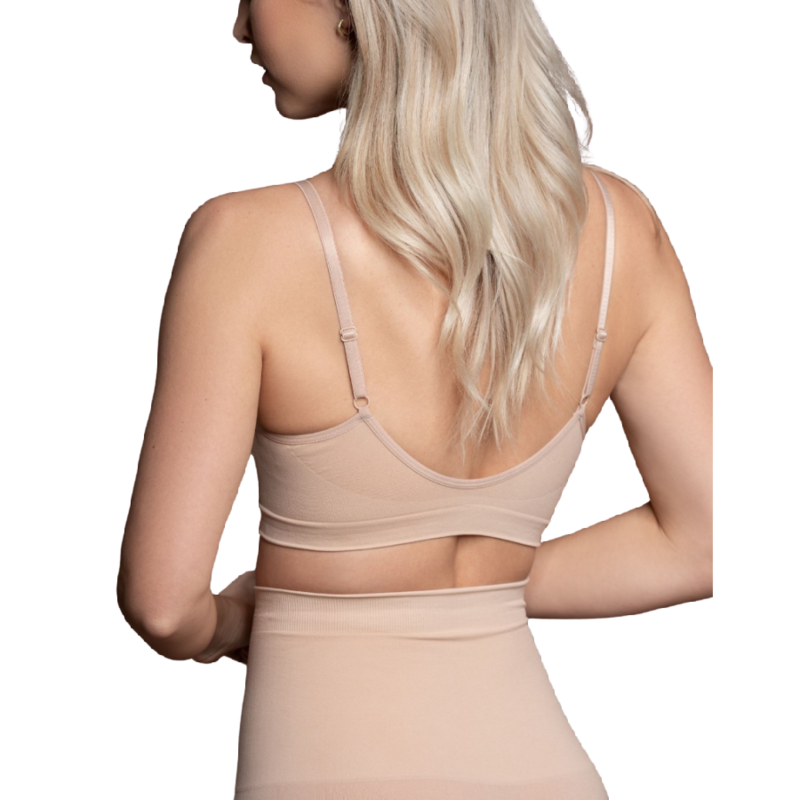 BYE-BRA - SOUTIEN-GORGE SANS COUTURE CONTRÔLE MOYEN NOIR TAILLE S