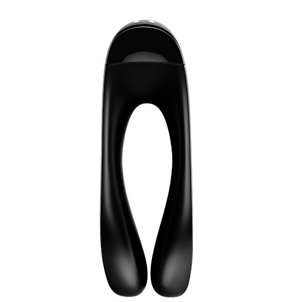 SATISFYER - CANDY CANE VIBROMASSEUR DOIGT NOIR
