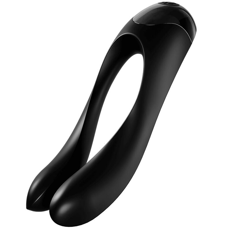 SATISFYER - CANDY CANE VIBROMASSEUR DOIGT NOIR