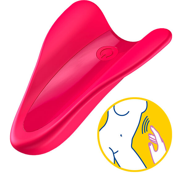 SATISFYER - HIGH FLY VIBREUR DE DOIGT FUCHSIA