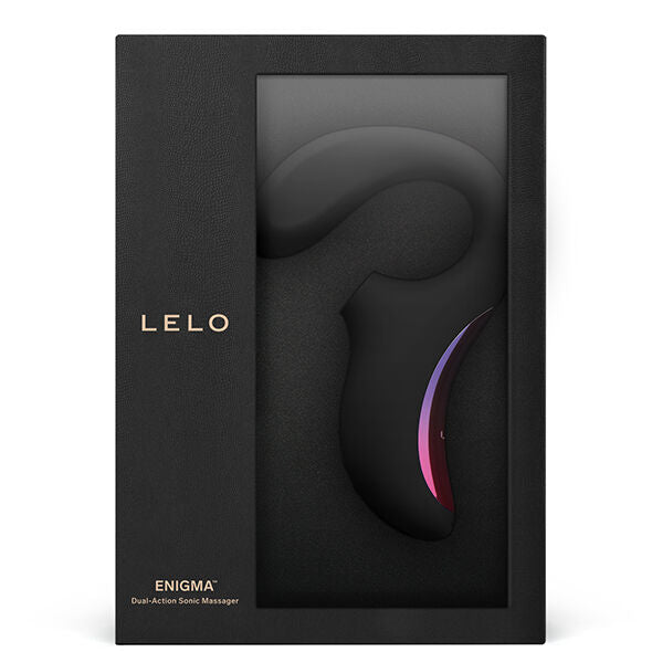 LELO - ENIGMA MASSEUR DE STIMULATION DOUBLE SUCCION NOIR