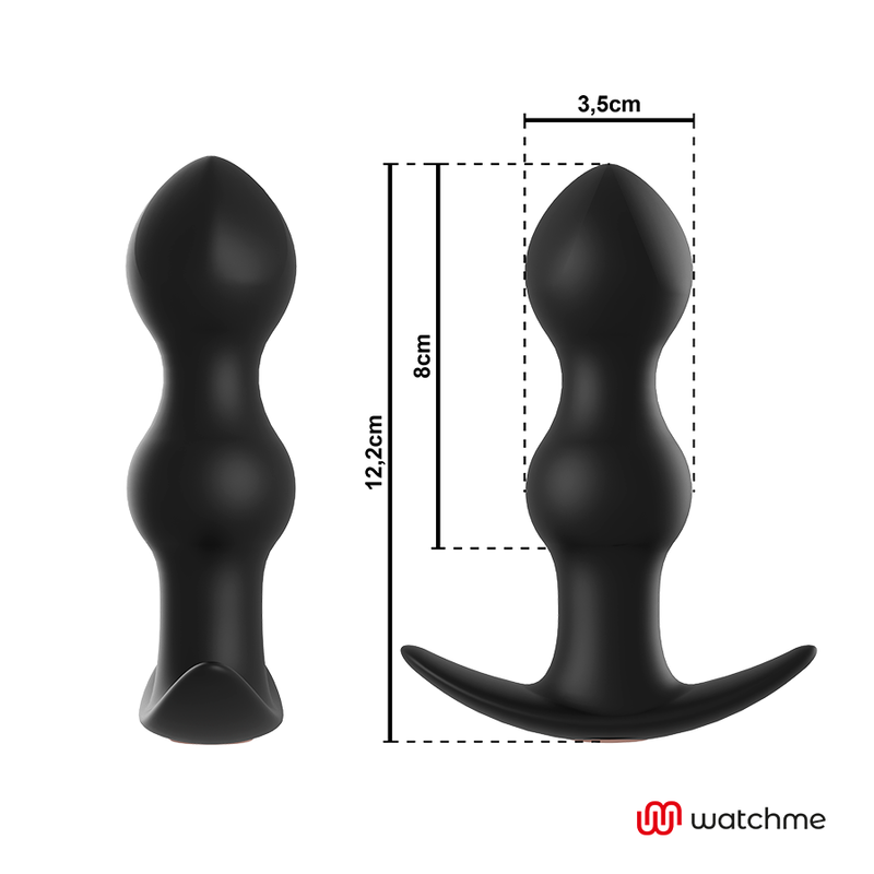 ANBIGUO - VIBROMASSEUR ANAL AVEC TÉLÉCOMMANDE WATCHME TIBERIO