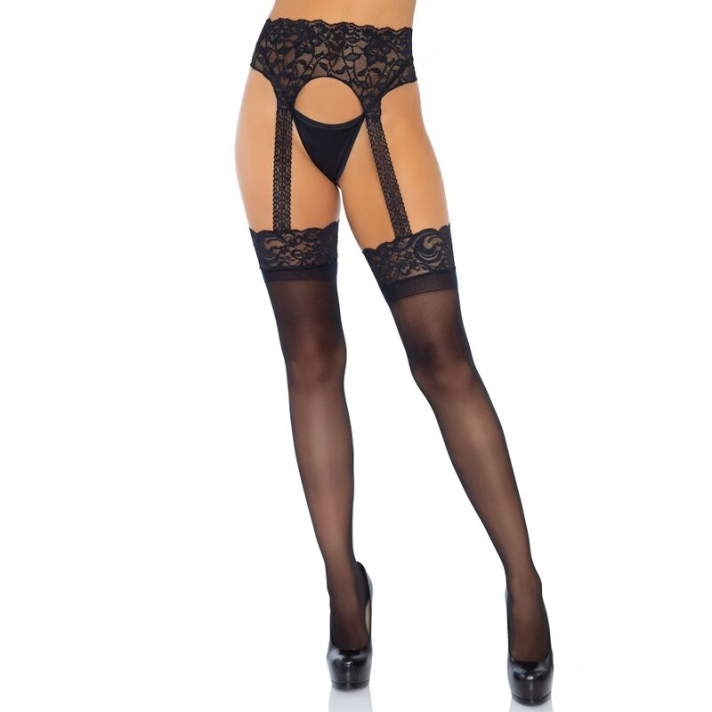 LEG AVENUE - PORTE-JARRETELLES OPAQUE TAILLE UNIQUE