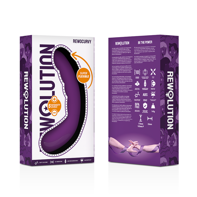 REWOLUTION - VIBREUR FLEXIBLE RECHARGEABLE REWOCURVY