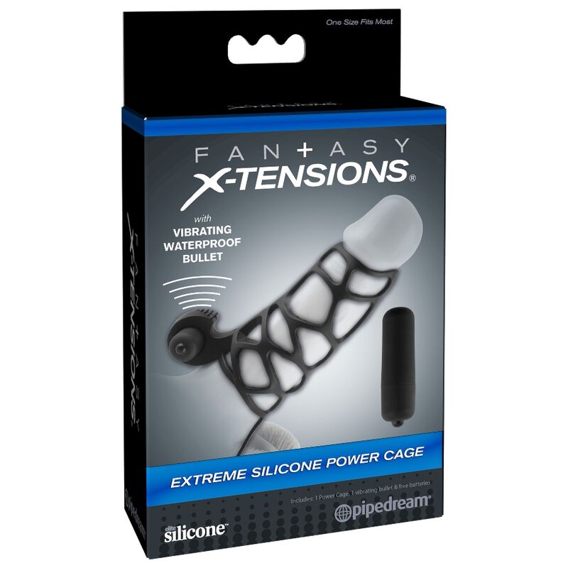 FANTASY X- TENSIONS - CAGE DE PÉNIS EN SILICONE EXTRÊME