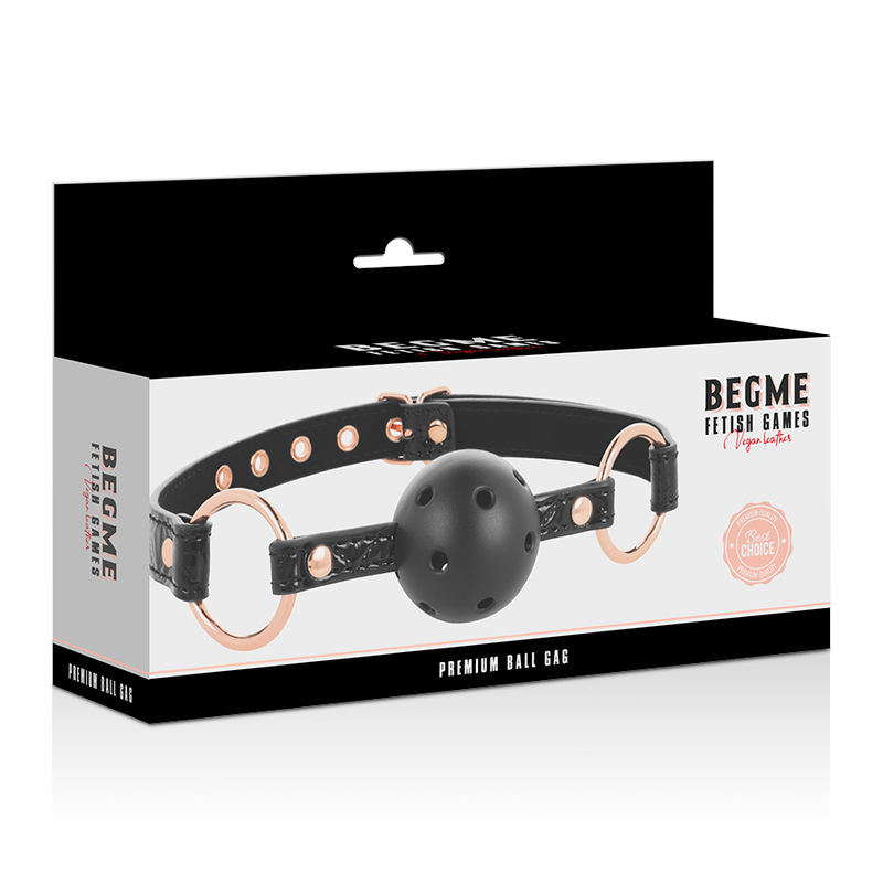 BEGME - BAILLON BILLE ÉDITION NOIRE CUIR VÉGÉTALIEN