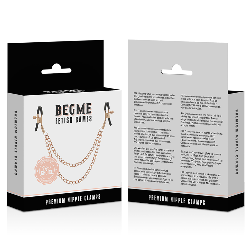 BEGME - PINCES À SEINS DE LA BLACK EDITION PREMIUM