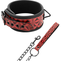 BEGME - COLLIER EN CUIR VÉGÉTALIEN HAUT DE GAMME ÉDITION ROUGE AVEC DOUBLURE EN NÉOPRÈNE