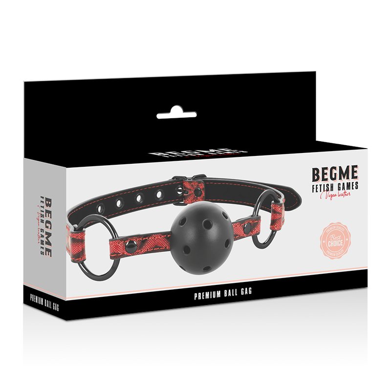 BEGME - ÉDITION ROUGE CUIR VÉGAN