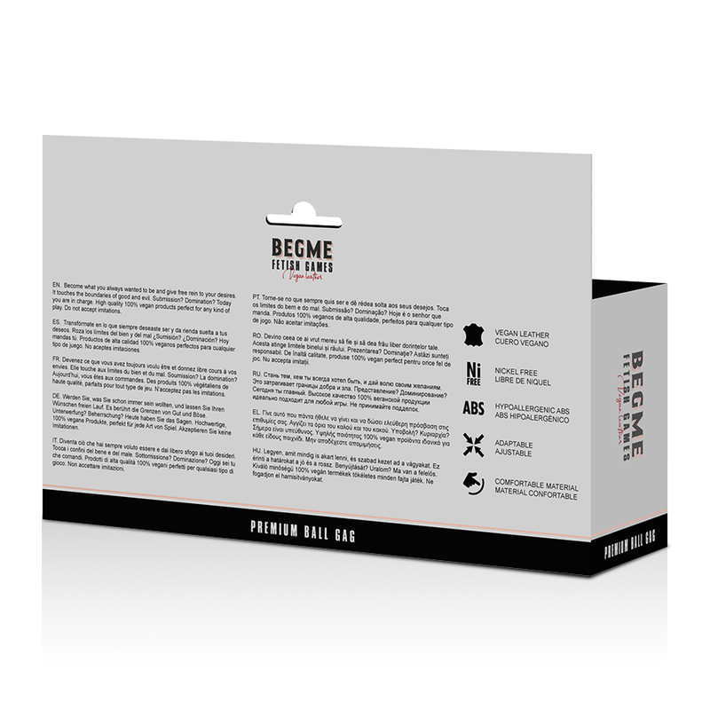 BEGME - ÉDITION ROUGE CUIR VÉGAN