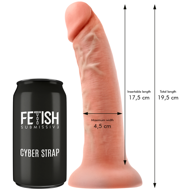 FETISH SOUMIS CYBER STRAP - HARITON AVEC TÉLÉCOMMANDE DILDO WATCHME M TECHNOLOGIE