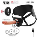 FETISH SOUMIS CYBER STRAP - HARNAIS TÉLÉCOMMANDÉ DILDO WATCHME L-TECHNOLOGIE