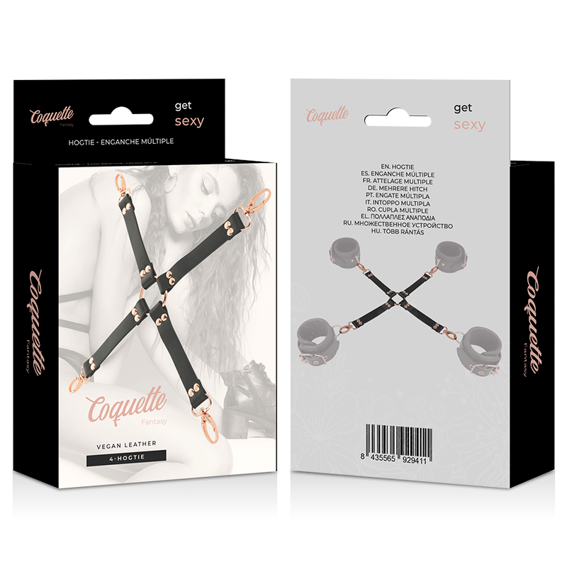 COQUETTE CHIC DÉSIR - FANTASY HOG TIE CUIR VEGAN