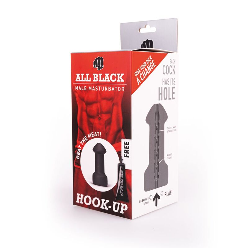 ALL BLACK - CONNECTEUR MASTURBATEUR