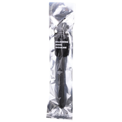 TOUT NOIR - SILICONE DUSCHANAL STRIÉ 27 CM