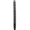TOUT NOIR - DOUCHE ANALE GÉANT ONDULÉ SILICONE 28,5 CM