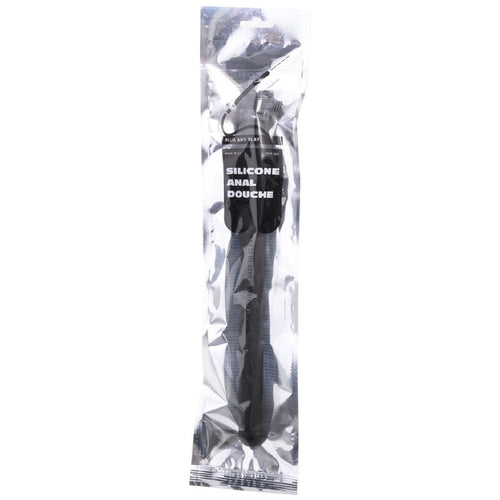 TOUT NOIR - DOUCHE ANALE GÉANT ONDULÉ SILICONE 28,5 CM