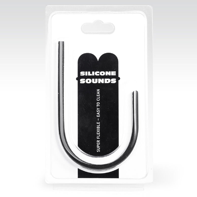 TOUT NOIR - SONDE URÉTRALE EN SILICONE DE 6 MM