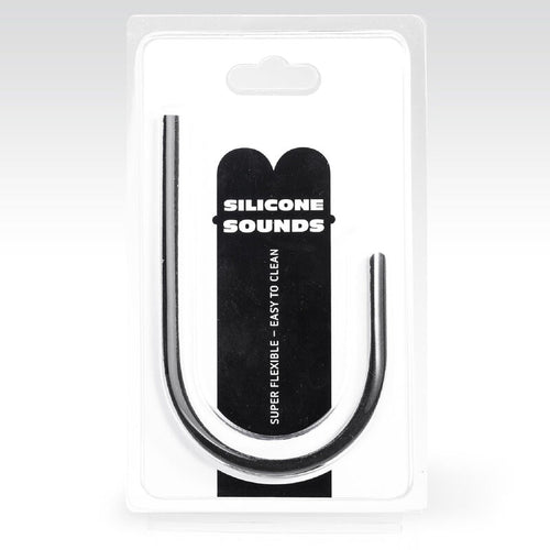TOUT NOIR - SONDE URÉTRALE EN SILICONE DE 6 MM