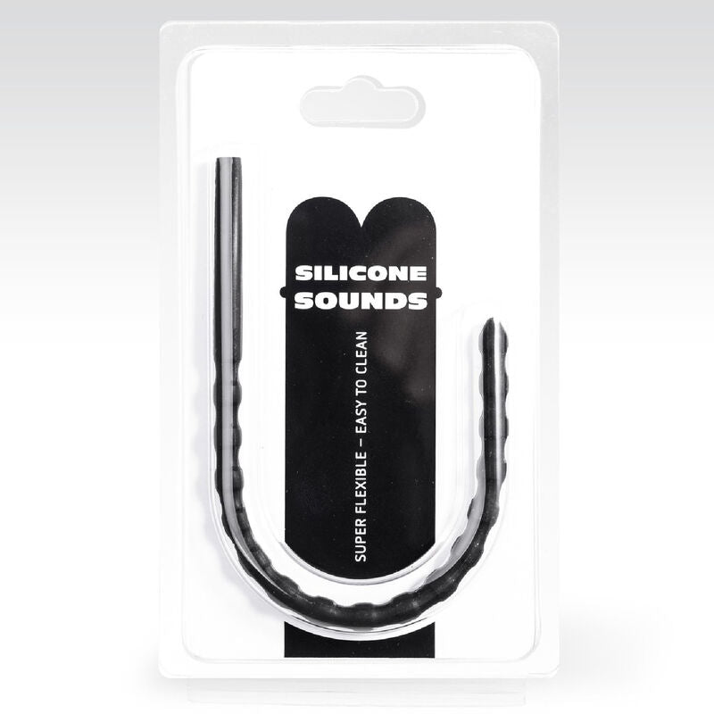 SONDE URÉTRALE EN SILICONE NOIRE - 6/8 MM