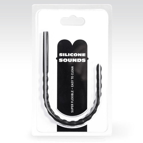 SONDE URÉTRALE EN SILICONE NOIRE - 6/8 MM