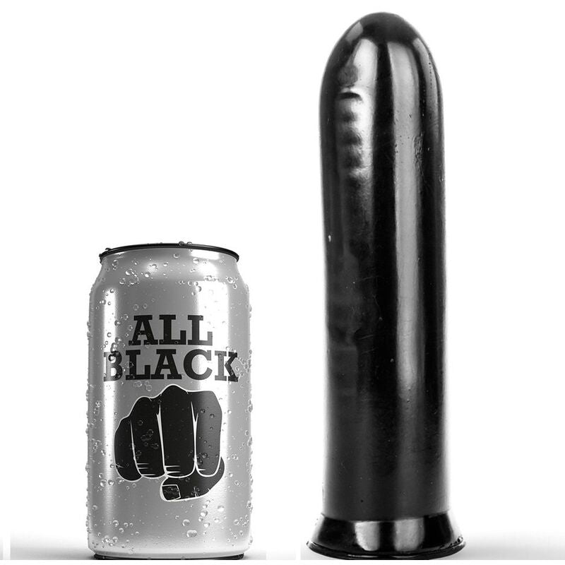 ALL BLACK - DILDO NOIR 19 CM