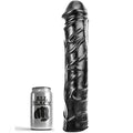 TOUT NOIR - ÉNORME GODEMICHET DE FISTING DOUX 32 CM