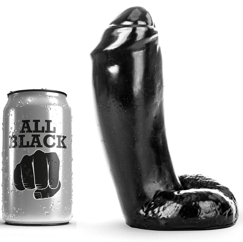 TOUT NOIR - GODEMICHET RÉALISTE 18 CM