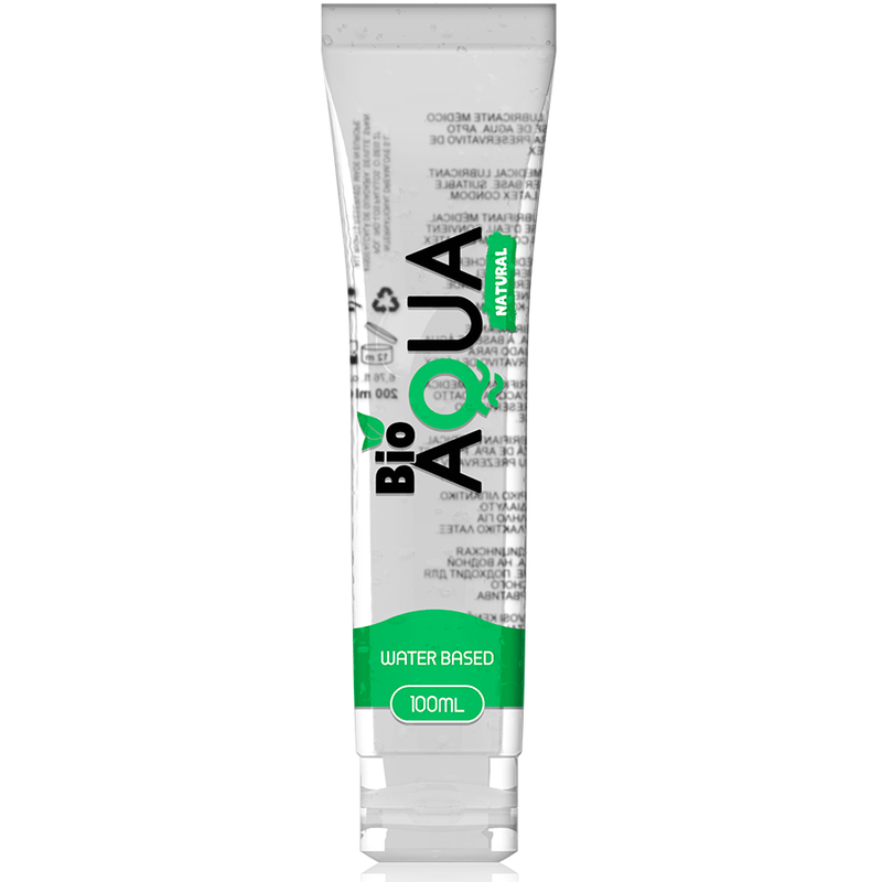 BIOAQUA - LUBRIFIANT À BASE D'EAU INGRÉDIENTS NATURELS 100 ML