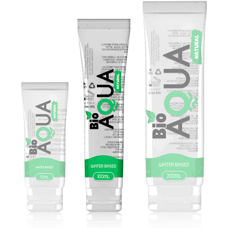 BIOAQUA - LUBRIFIANT À BASE D'EAU INGRÉDIENTS NATURELS 100 ML
