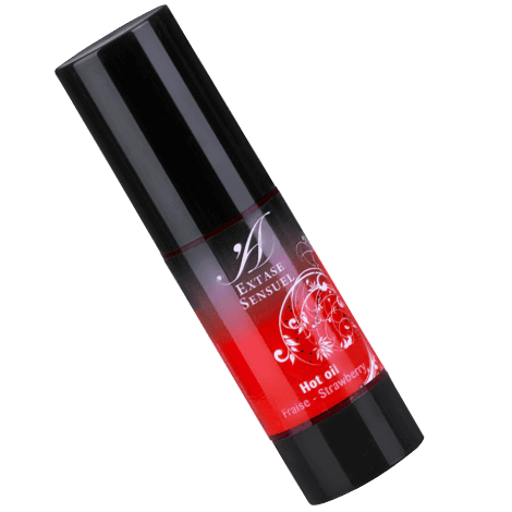 EXTASE SENSUAL - HUILE CHAUFFANTE STIMULANTE À LA FRAISE 30 ML