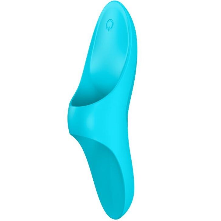 SATISFYER - TÉLÉCOMMANDE VIBRANTE POUR DOIGTS LUMIÈRE BLEUE