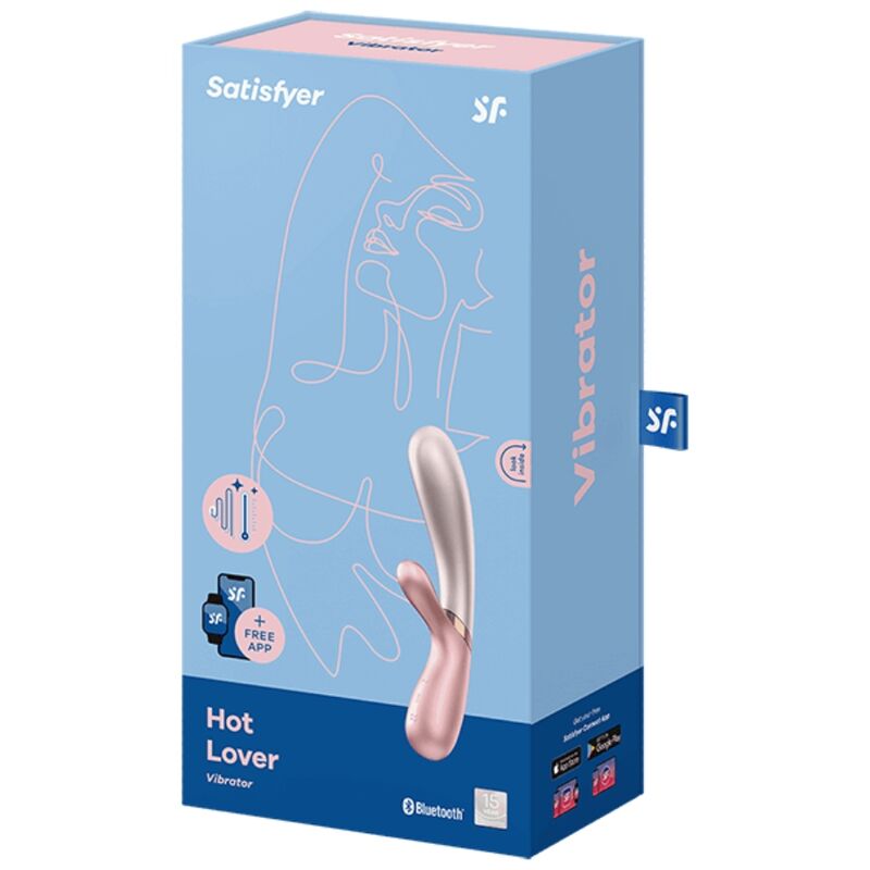 SATISFYER - VIBREUR HOT LOVER ROSE & BEIGE