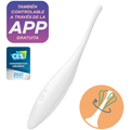 SATISFYER - TWIRLING JOY VIBREUR DE CLITORIS BLANC