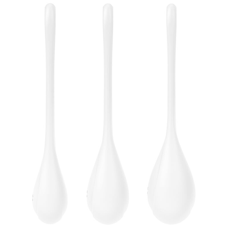 SATISFYER - YONI POWER 1 KIT D'ENTRAÎNEMENT BLANC