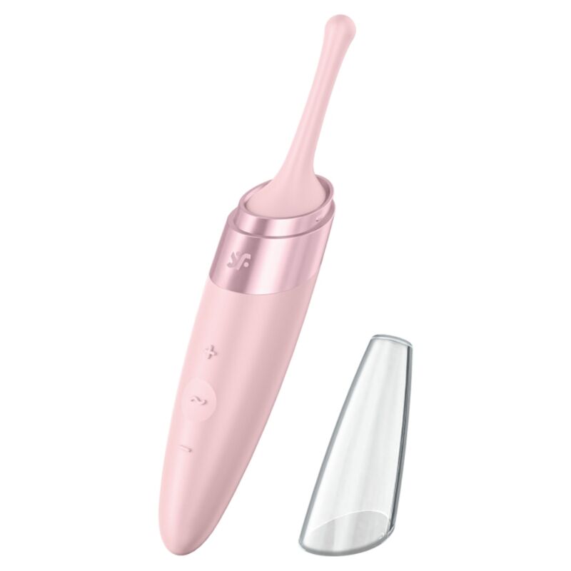 SATISFYER - VIBREUR STIMULATEUR CLITORIDIEN TWIRLING DELIGHT ROSE