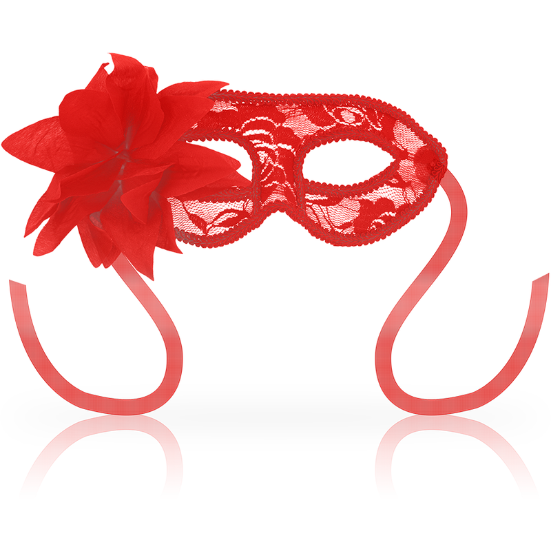 OHMAMA - MASQUES MASQUES AVEC DENTELLE ET FLEURS ROUGES