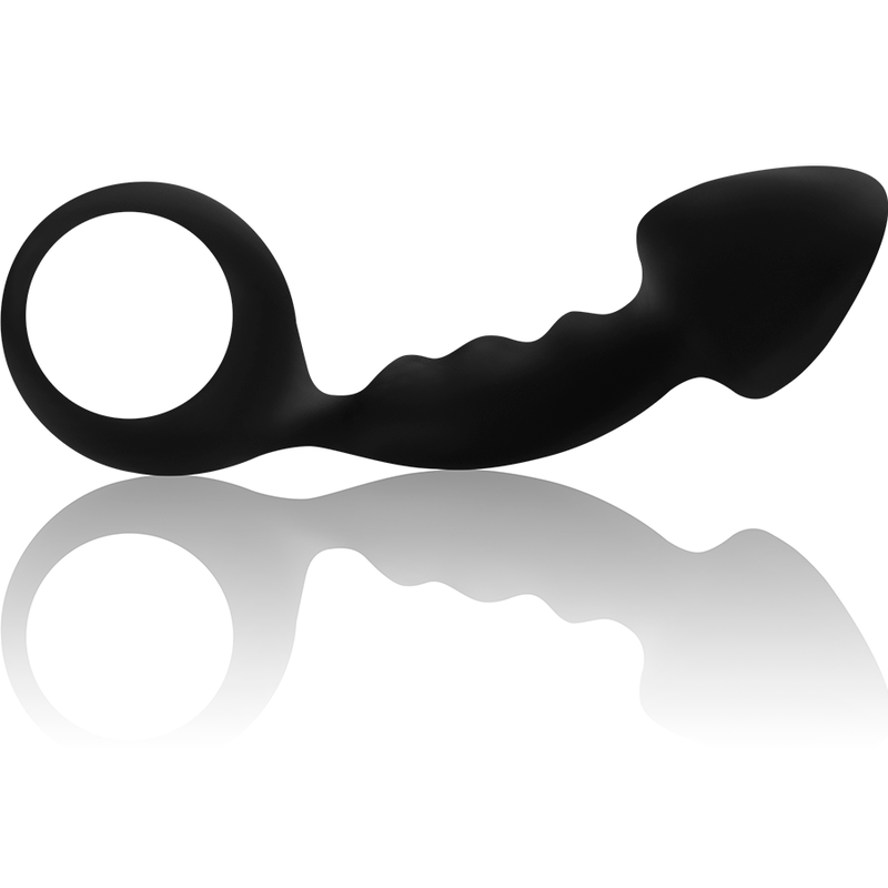 OHMAMA - PLUG ANAL NERVURÉ AVEC ANNEAU