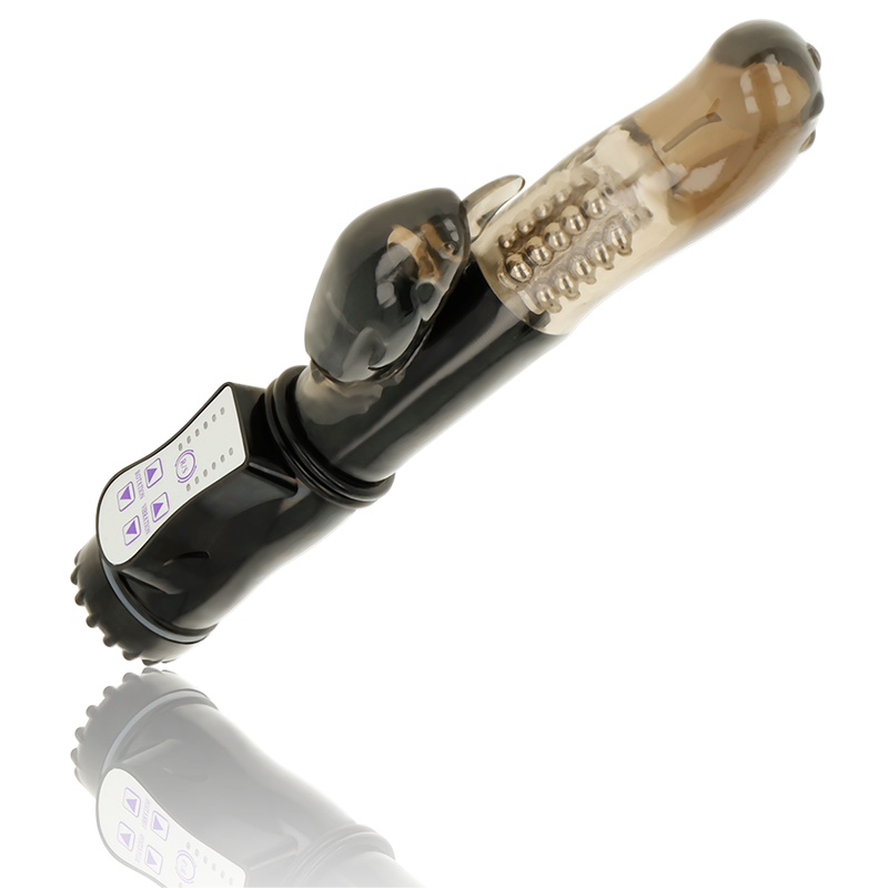 OHMAMA - VIBREUR ROTATIF AVEC STIMULATEUR CLITORIDIEN EN FORME DE DAUPHIN