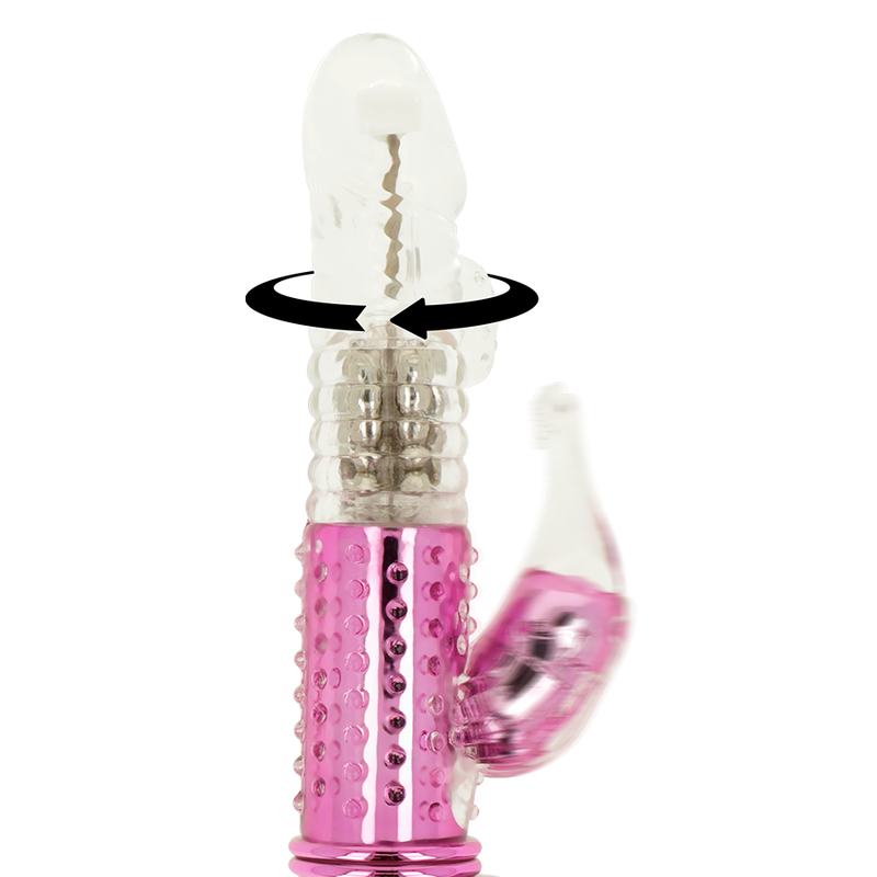 OHMAMA - VIBRATEUR AVEC FONCTION DE ROTATION ET STIMULATEUR CLITORIDIEN