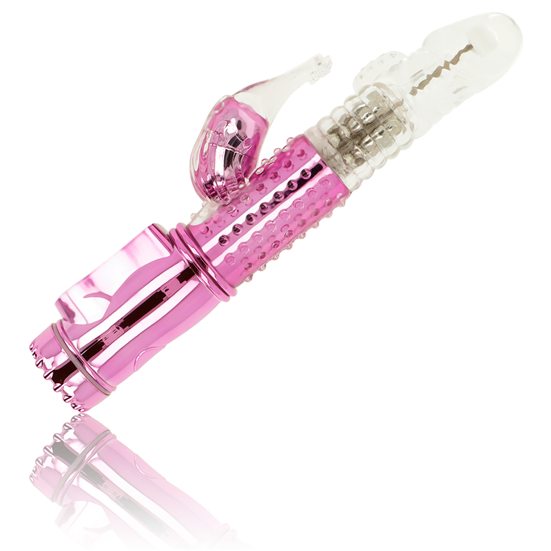 OHMAMA - VIBRATEUR AVEC FONCTION DE ROTATION ET STIMULATEUR CLITORIDIEN
