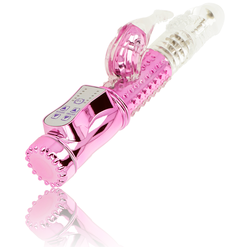 OHMAMA - VIBRATEUR AVEC FONCTION DE ROTATION ET STIMULATEUR CLITORIDIEN