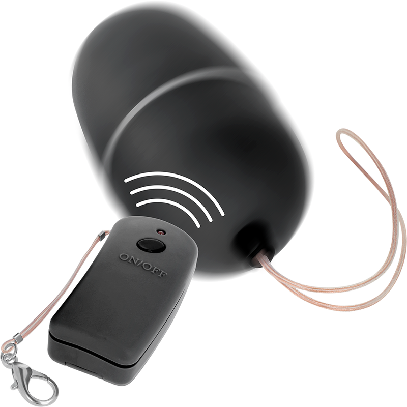 ONLINE - ŒUF VIBRANT AVEC TÉLÉCOMMANDE NOIRE