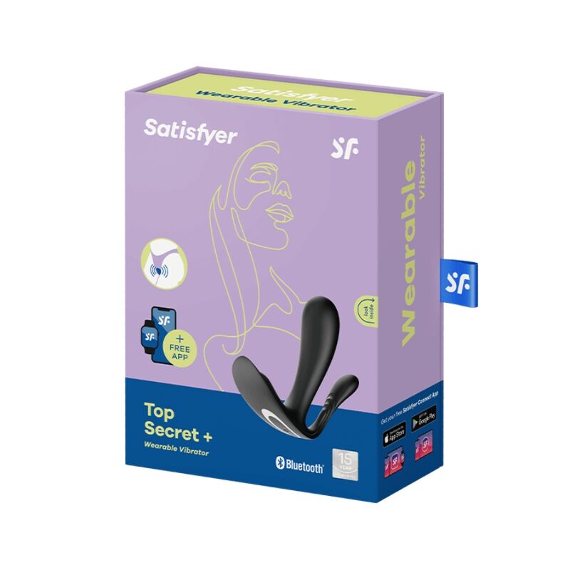 SATISFYER - TOP SECRET + VIBREUR NOIR