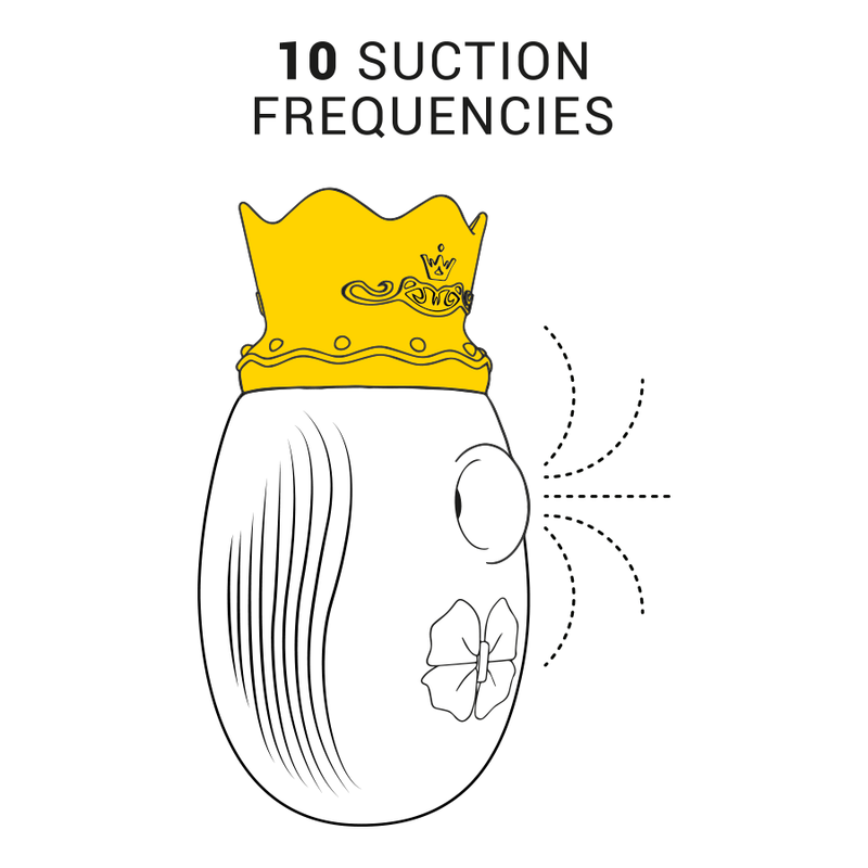 INTENSE - STIMULATEUR CLITORIDIEN 10 MODES DE SUCION ET DE LÉCHAGE - ROSE