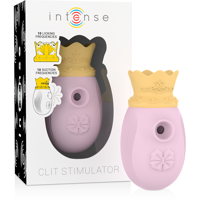INTENSE - STIMULATEUR CLITORIDIEN 10 MODES DE SUCION ET DE LÉCHAGE - ROSE