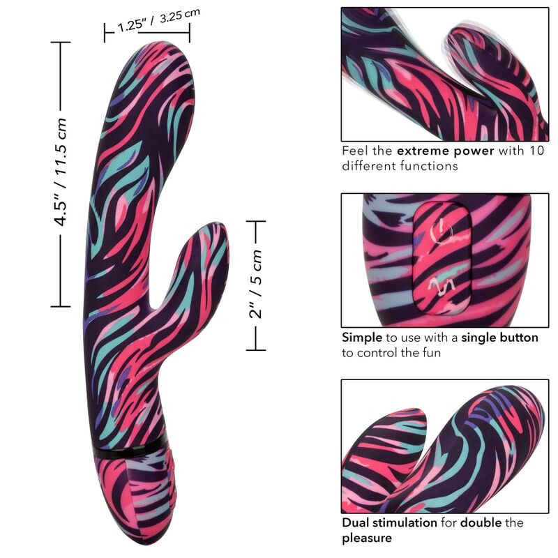CALEXOTICS - VIBREUR BAGUETTE DOUBLE MENAGE A MOI