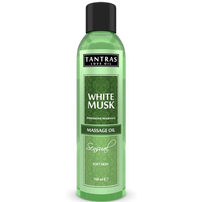 INTIMATELINE - HUILE D'AMOUR TANTRAS MUSC BLANC 150 ML