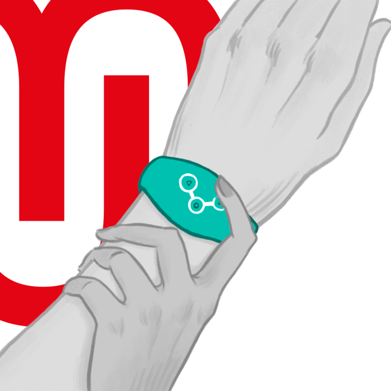 WATCHME - MONTRE TECHNOLOGIE SANS FIL AIGUE-MARINE